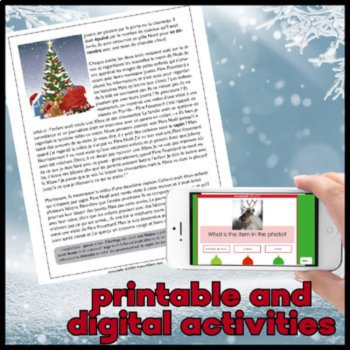 French Christmas & Winter Bundle | Beginning and Intermediate French Activities, image 2