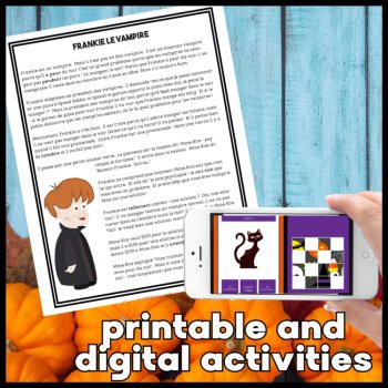 French autumn fall reading vocabulary and culture - l'automne activities bundle, image 2