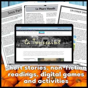 French autumn fall reading vocabulary and culture - l'automne activities bundle, image 3