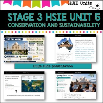 STAGE 3 UNIT 5 NSW DET HSIE Complete unit-Conservation and Sustainability, image 2