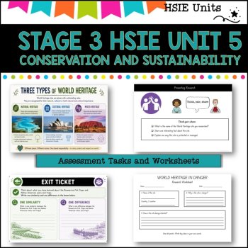 STAGE 3 UNIT 5 NSW DET HSIE Complete unit-Conservation and Sustainability, image 3