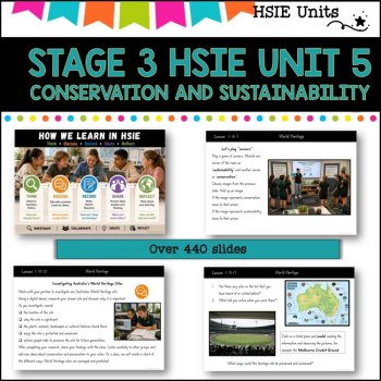 STAGE 3 UNIT 5 NSW DET HSIE Complete unit-Conservation and Sustainability, image 4
