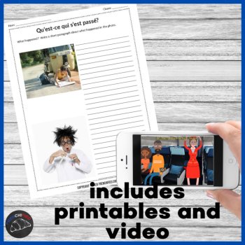 Passé Composé French 2 Unit 3 | Le Weekend Passé Comprehensible Input, image 2