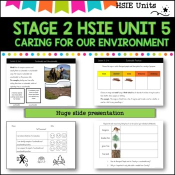 STAGE 2 UNIT 5 NSW DET Complete HSIE unit- caring for our environment grades 3-4, image 2