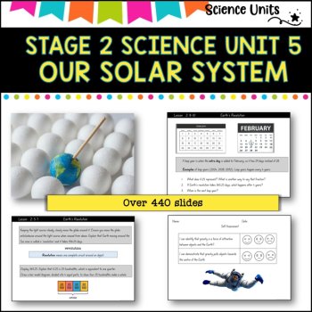 STAGE 2 UNIT 5 NSW Science, Our solar system: 2025 curriculum Complete Unit, image 2