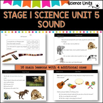 STAGE 1 UNIT 5 NSW aligned Science sound Complete Unit yrs 1 and 2, image 4