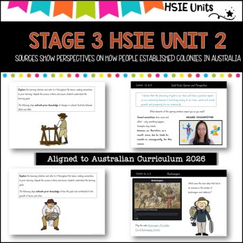 STAGE 3 UNIT 2 NSW DET  HSIE Complete unit-Australian Colonisation and Migration, image 4