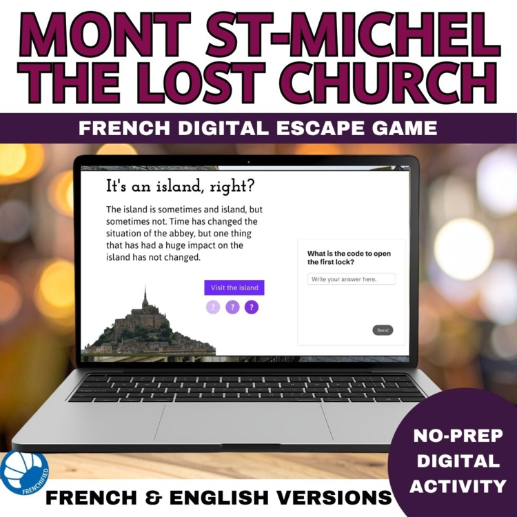 Mont Saint Michel French Culture Escape Room | Digital History Game
