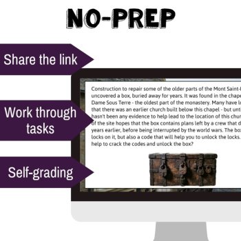 Mont Saint Michel French Culture Escape Room | Digital History Game, image 2