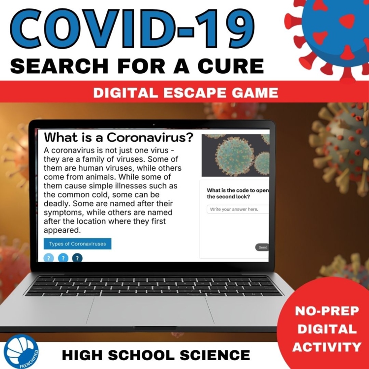 Health Science Escape Room | High School Biology & COVID-19
