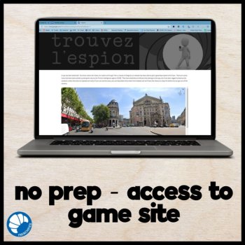 French Digital Escape Room | French Clothing Vocabulary | Trouvez l'Espion, image 2