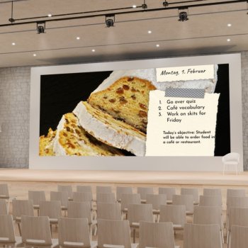 Google slides daily agenda template editable German food theme 13 slides, image 3