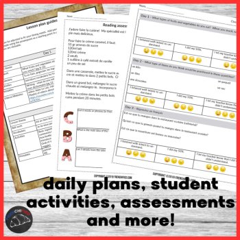 Beginning French Curriculum | Comprehensible Input Unit Plans Bundle Units 5–8, image 3