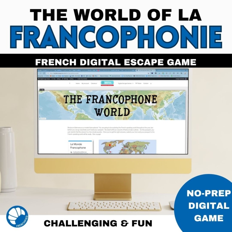 French Speaking Countries la Francophonie French culture digital escape room