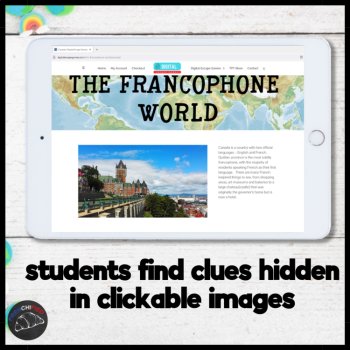 French Speaking Countries la Francophonie French culture digital escape room, image 3