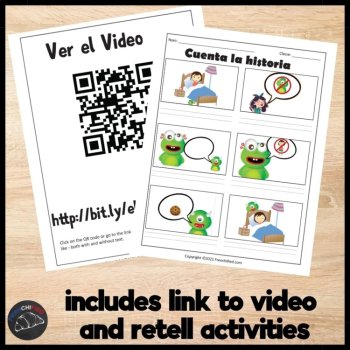 El Monstruo Bajo la Cama Beginning Spanish Short Story, Comprehensible Input, image 4