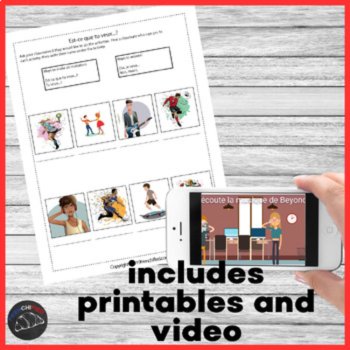 J'aime Comprehensible Input unit 2 for beginning French curriculum complete unit, image 2