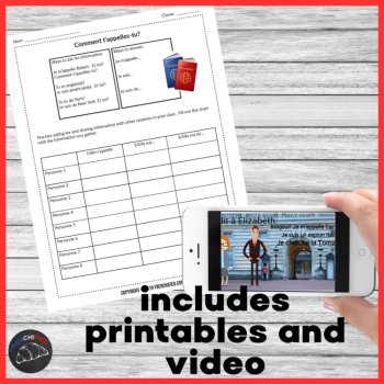 Beginning French Curriculum Unit 1 | French 1 Lessons comprehensible input, image 2