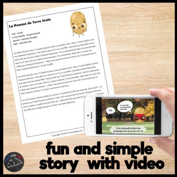 Comprehensible Input French Lesson Plans | Story Bundle 3, image 2