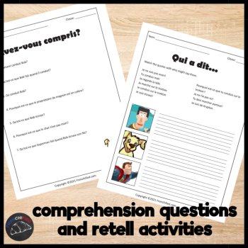 French CI Lessons | Tu conduis mal! Beginning Short Story, image 3