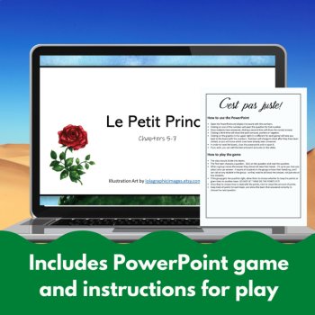 Le Petit Prince Little Prince Unfair French Reading Comprehension activities, image 4