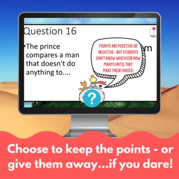 The Little Prince/Le Petit Prince ch. 26-27 French It's So Unfair Review Game, image 3