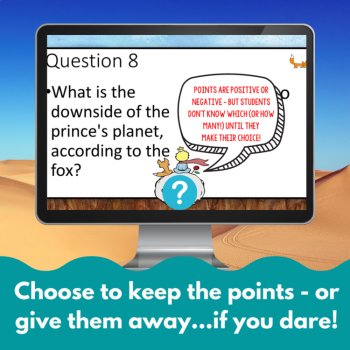 The Little Prince/Le Petit Prince ch. 16-21 French It's So Unfair Review Game, image 3