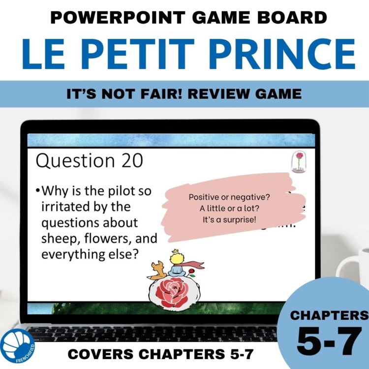 Le Petit Prince Ch. 5–7 | It’s Not Fair PowerPoint Review Game