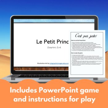 Le Petit Prince Chapters 3–4 | French Comprehension Review Game, image 4