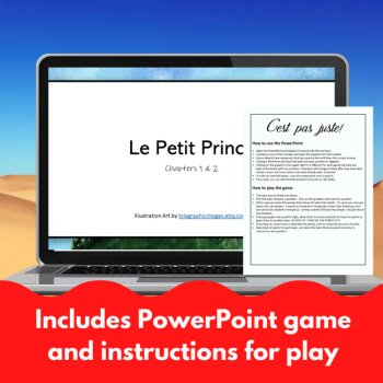 Le Petit Prince French 1 | Chapters 1–2 Review Game (5, image 2