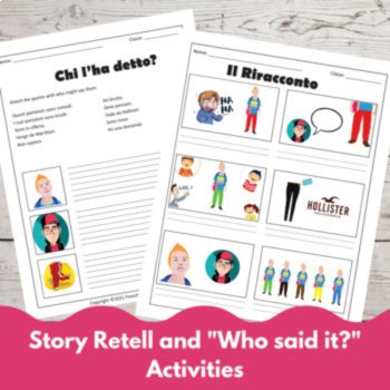 Beginning Italian Language 4 Short Stories Comprehensible Input short stories, image 3