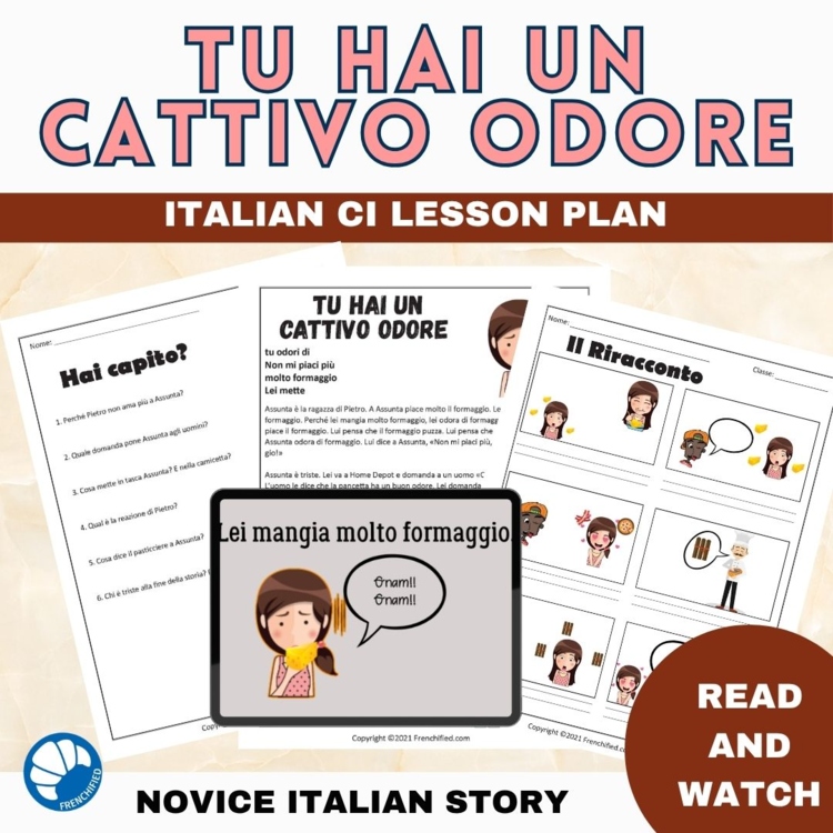 Beginning Italian Language Comprehensible Input Reading Un cattivo odore