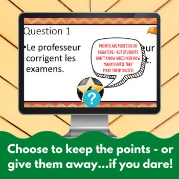 French Direct and Indirect Object Pronouns Game - Editable PowerPoint, image 3