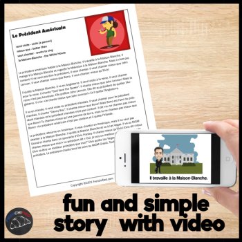 Beginning French Short Story | Comprehensible Input Lesson & Activities, image 2