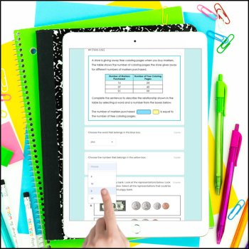 3rd Grade Addition Subtraction TEKS Assessments -Digital Google Forms and Print, image 4