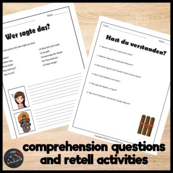 Beginning German Reading Short Story Comprehensible Input Du Stinkst!, image 3