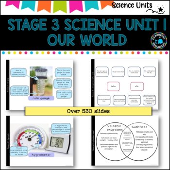 STAGE 3 UNIT 1 NSW complete Science  unit- Natural Events and Human Activities, image 2