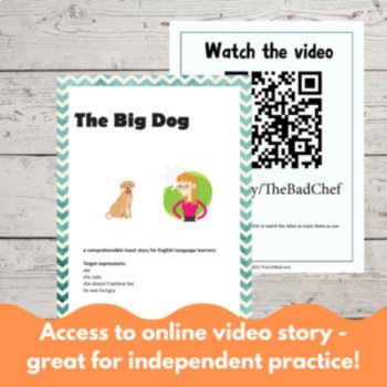 Comprehensible Input ESL/ELL Story Bundle, Reading & Listening Lessons, image 4