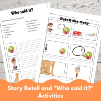 The Big Dog ESL/ELL Short Story, Comprehensible Input Reading Lesson, image 3