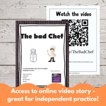 ESL/English Language Learners Reading and Listening Story Lesson Bundle #1, image 4