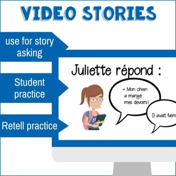 French Short Stories | 4 Comprehensible Input Lessons Bundle, image 3
