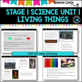 STAGE 1 UNIT 1 NSW Science Teaching unit- Living Things Years 1/ 2 complete unit, image 4