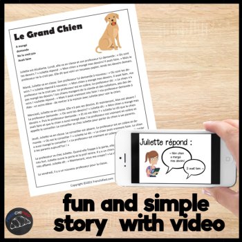 French Comprehensible Input Stories | Le Grand Chien Lesson, image 2
