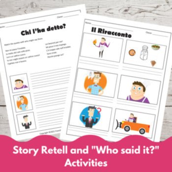 Beginning Italian Language 4 Short Stories Comprehensible Input short stories, image 3