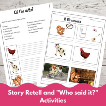 Beginning Italian language short story CI lesson plan Filippo ha fame, image 3