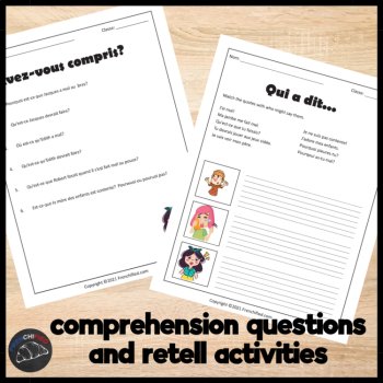 J’ai Mal! Beginning French Short Story & Comprehensible Input Lesson, image 3
