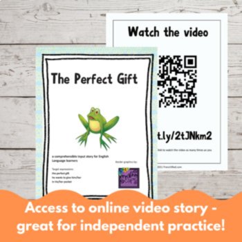 The Perfect Gift ESL Short Story, Comprehensible Input ELL Lesson, image 4