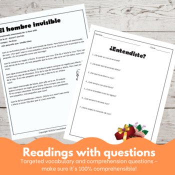 The Invisible Man ESL Short Story, Comprehensible Input ELL Lesson, image 2