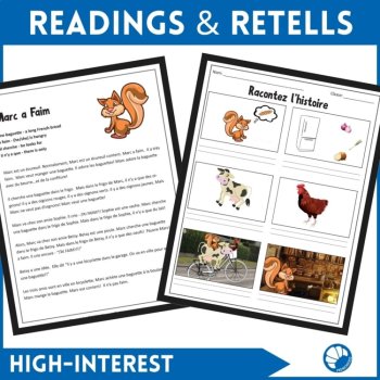 French Comprehensible Input Lessons | Beginning Story Bundle 1, image 2