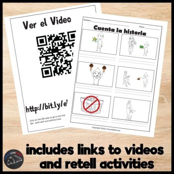 Comprehensible Input Spanish | 4 Short Story Lesson Plans bundle 1, image 4